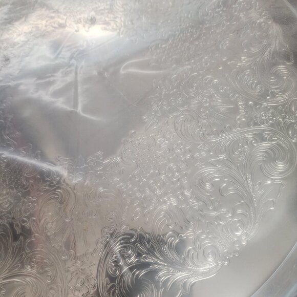 Vintage International silver company round classic design round platter NWOT - Picture 2 of 6